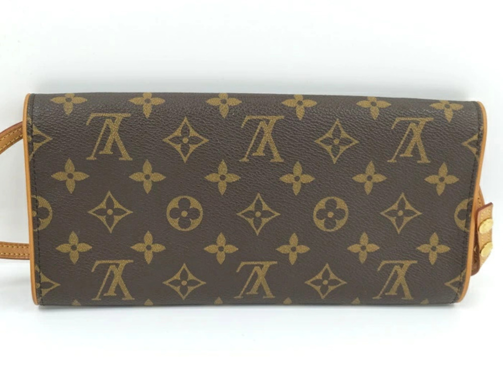 Louis Vuitton Twin Pochette Bag Monogram Shoulder Brown